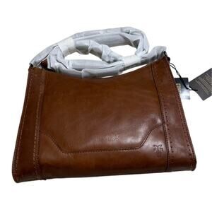 Frye Melissa Crossbody Purse Bag Brown Leather NWT